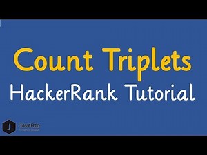 Count Triplets Hackerrank Solution | Interview Preparation Kit