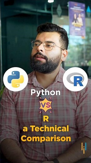 🔥Python vs R #shorts #simplilearn