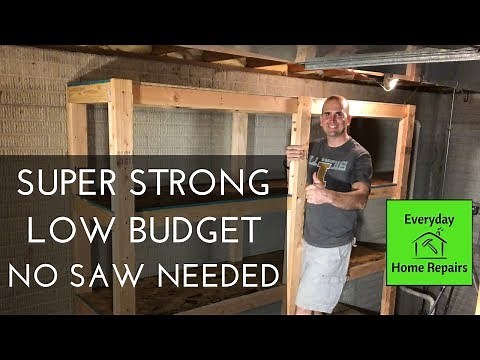 How To Build Storage Shelves | Easy Build