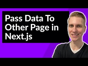 Next.js Pass Data From One Page to Another Page