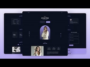 🔥 Create a Responsive Personal Portfolio Website Design Using HTML CSS & JavaScript