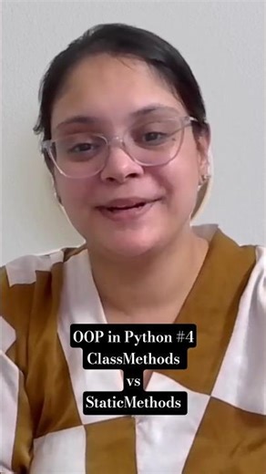 Python OOP: Class Method vs Static Method Explained in 60s 🔥
