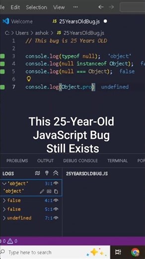 This bug is 25 years old 👴