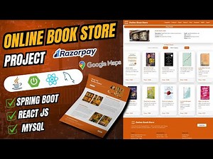Online Book Store Project | Spring Boot React JS Project | Java Full Stack Final Year Project