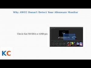 How to Fix Alienware Gaming Monitor Control Center Not Detecting Monitor – AWCC Fix