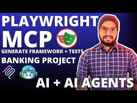 #5 Playwright MCP with Banking Project | Build Playwright Framework & Tests using AI GitHub Copilot