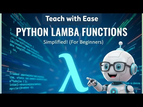 Lambda Functions in Python Made Easy | With Examples