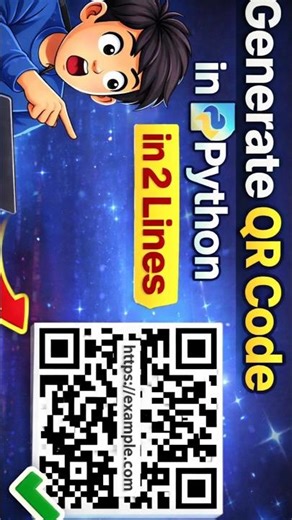 Create QR Code in Python in 10 Seconds 🚀