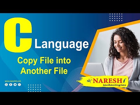 Copy File into Another File in C | C Language Tutorials