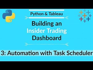 Automating Python Scripts - How I use Python with Tableau (E03)