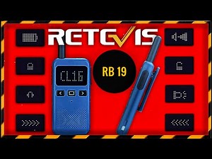 Retevis Rb-19 22 channel frs two way radio overview and range test.
