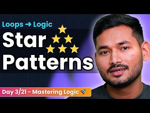 Master Star Patterns in JavaScript – Step by Step 🌟 | Day 3/21 of Problem Solving with JavaScript 🚀