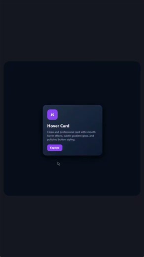 Create Stunning Hover Card UI ✨ | HTML CSS JavaScript Tutorial