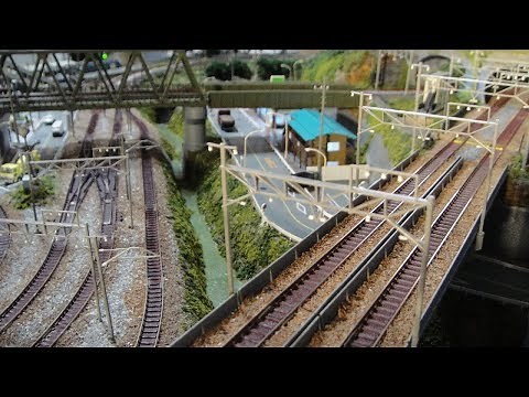 《 Ｎゲージジオラマ制作動画 》 「人生初の鉄道模型ジオラマ制作の記録」 第３回 ～ 高低差の作成 編 ～
