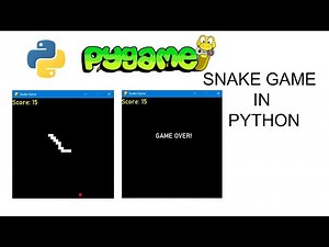 Snake Game in Python Easy Tutorial | PyGame