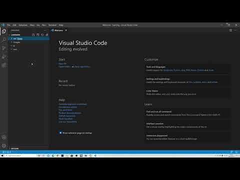 How to create and link HTML, CSS and JavaScript pages in Visual Studio Code
