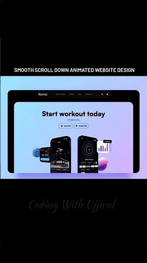 🔥 Smooth Scroll Down Animation | Elevate Your Website Design with CSS & JavaScript!