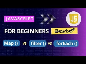 map vs filter vs for each methods in JavaScript | map method in JavaScript | filter method