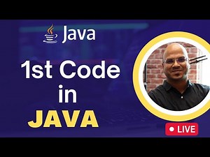 First Code in Java | Full Stack Java Developer