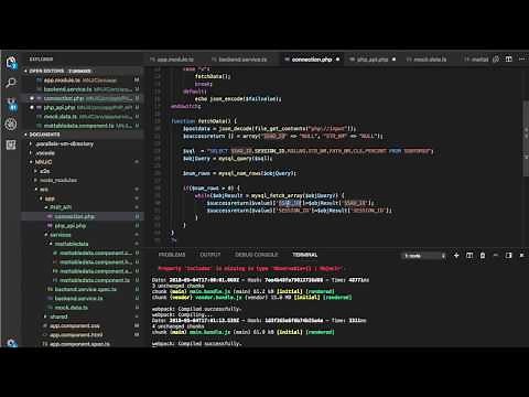 Angular Material Data Table Tutorial - PHP MYSQL SQL Server