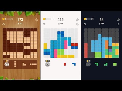 Block Puzzle 100 (by Athena Studio) - free offline block puzzle game for Android and iOS - gameplay.