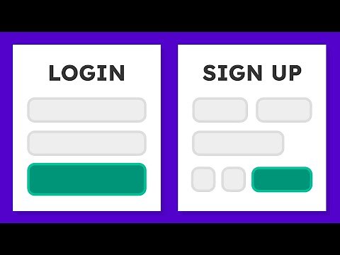 Sleek & Simple Login and Sign Up Form in HTML, CSS & JS