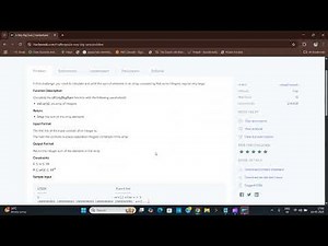 A Very Big Sum | HackerRank Solution in Java | Step-by-Step Explanation #hackerrank