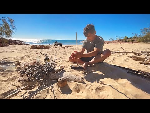3 Days Solo Survival Camping An Island, NO WATER, NO FOOD, NO SHELTER - Part 1