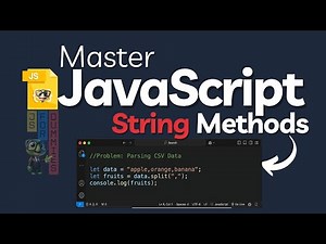 Master the JavaScript String basics | Learn JavaScript String Methods