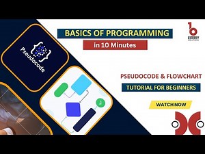 Pseudocode and Flowcharts for Programming - Easy Guide! | Draw.io | ‪@SlidesbySander‬ for animations