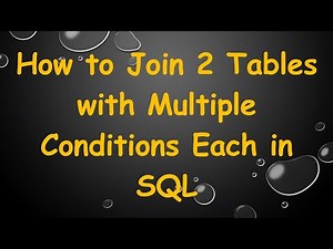 How to Join 2 Tables with Multiple Conditions Each in SQL