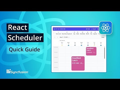 React Scheduler: The Ultimate Feature Walkthrough