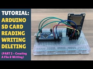 TUTORIAL: Micro SD Card Reader / Writer How to Quickly Get Started - Arduino Module DIY - Part 2