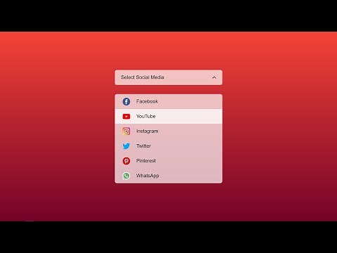 How To Make Select Menu Design Using HTML CSS And JavaScript | Custom Select Box Design