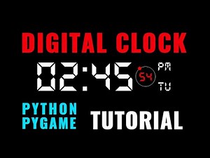 Python Beginner Project Tutorial | Digital Clock