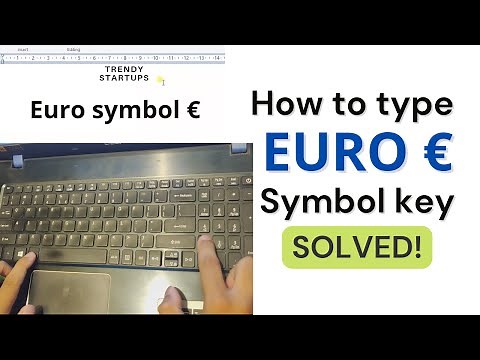 How to type € euro symbol on any keyboard - Solved