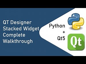 PyQt5 Designer + Python Stacked Widget Walkthrough