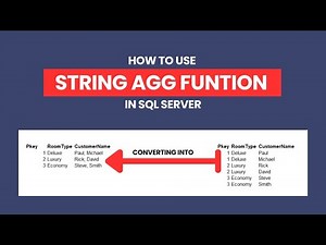 An Overview of the STRING_AGG Function in SQL | Understand SQL Server STRING_AGG() Function