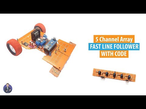 Fast Line Follower Robot using 5 Channel IR Sensor and PID: Step-by-Step Tutorial