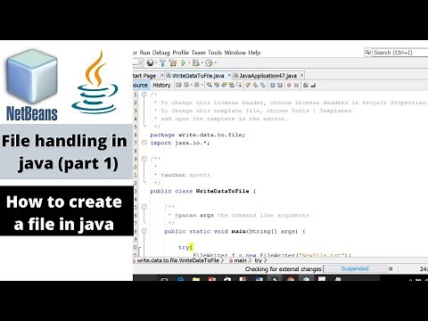 How to create a text file and how to find it in java using netbeans IDE