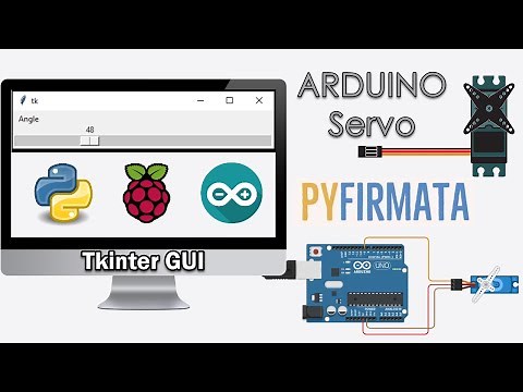 Precise Servo Motor Control with Python Tkinter GUI, Arduino, Firmata Protocol & PWM Tutorial