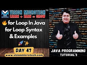 🔥 for Loop In Java | For Loop Syntax & Examples 🚀 ✨