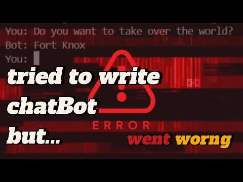 I Forced AI to Build Itself... (Python AI Chatbot Tutorial)