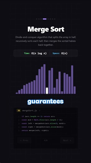 The BEST sorting algorithm. Check out my website to try all of these out. #yt #shorts #shellsort