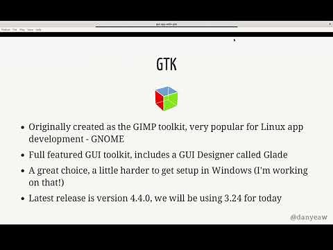 Build GUI Apps with Python and GTK