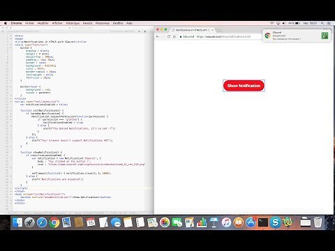 Using the Notifications API in HTML5