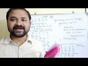 shell sort algorithm|shell sort program in c|shell sort with example