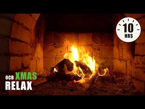 Relaxing Christmas Music & Fireplace | Piano Music, Christmas Carol, Relaxing Music, Sleep Music