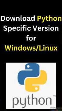 Download ANY Python Version You Want on Windows & Linux – Easy Guide!