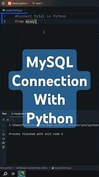 MySQL Connection with Python